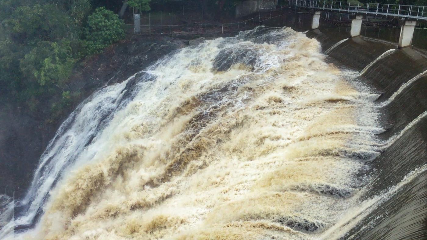 Wivenhoe Dam still less than 40 despite weekend downpour Seqwater